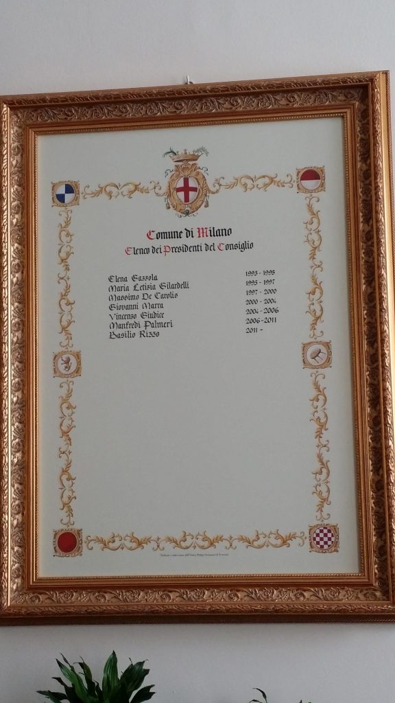 Anticamera Ufficio Presidente C.C. Milano - I Presidenti