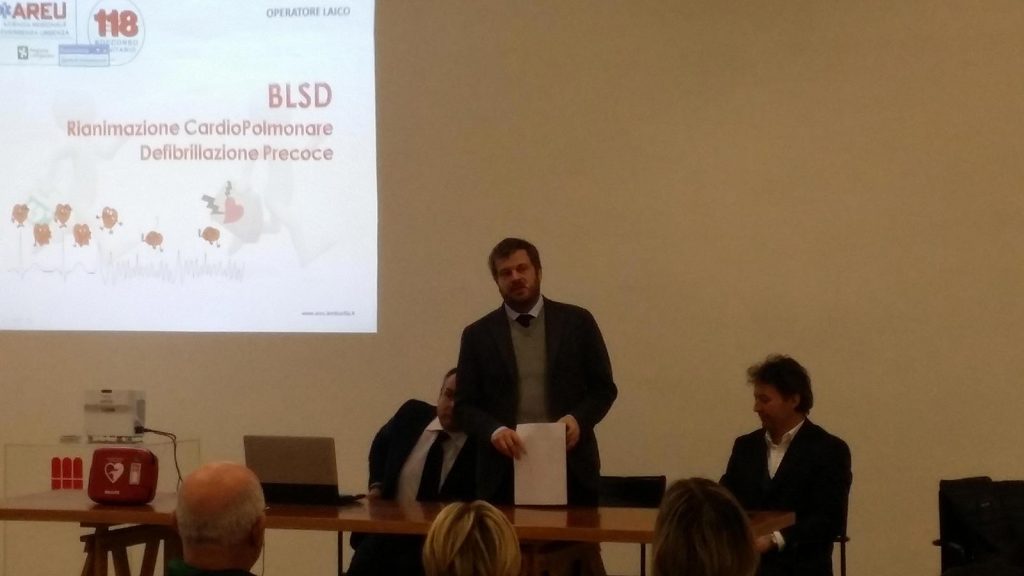 Corso BLSD alla Permanente con Gianni Baravelli di Iredeem e Marco Tizzoni Consigliere Regione Lomba